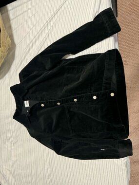 Weekday Black Corduroy Jacket